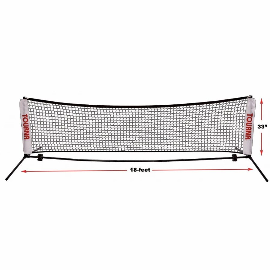 Junior Tennis Equipment * | Tourna 18-Foot Portable Youth Tennis Net