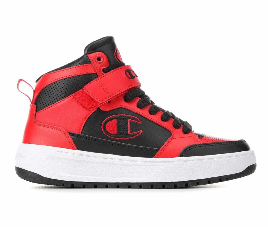 Athletic Shoes And Sneakers * | Boys' Champion Little Kid Drome Power High-Top Sneakers