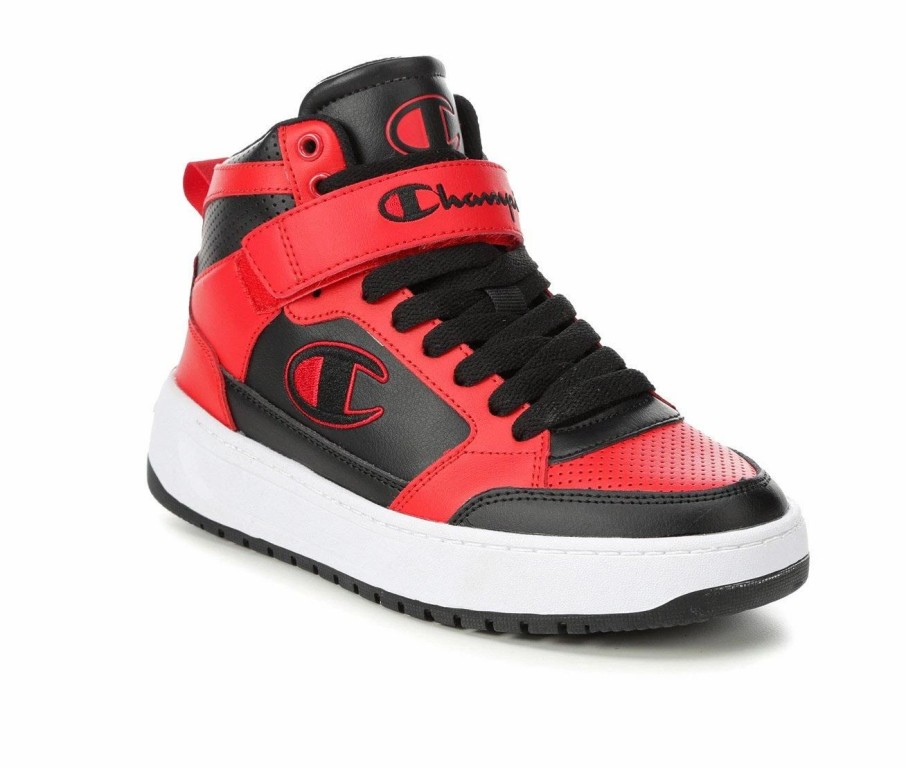 Athletic Shoes And Sneakers * | Boys' Champion Little Kid Drome Power High-Top Sneakers