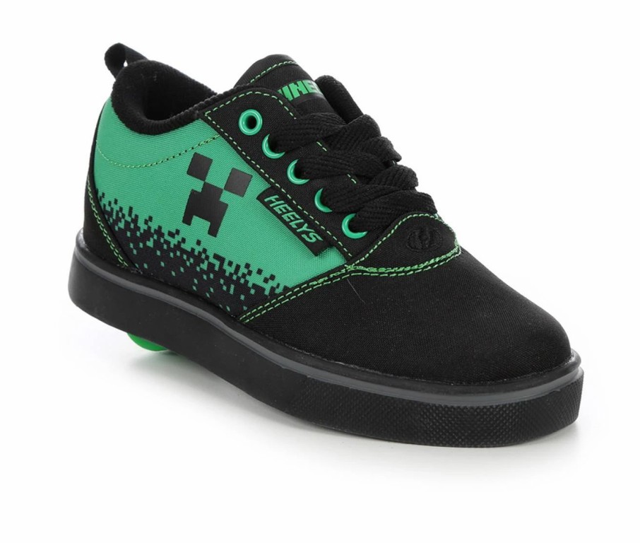 Athletic Shoes And Sneakers * | Boys' Heelys Little Kid & Big Kid Pro 20 Minecraft Wheeled Sneakers