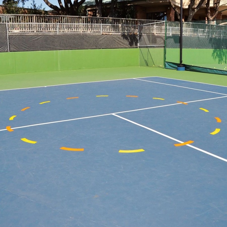 Junior Tennis Equipment * | Big Curves Court Shapes For Tennis Court Drill Practice (Set Of 6)